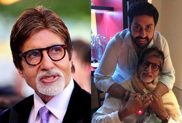 Amitabh Bachchan fires back at Netizen who criticized Abhishek for not speaking Hindi