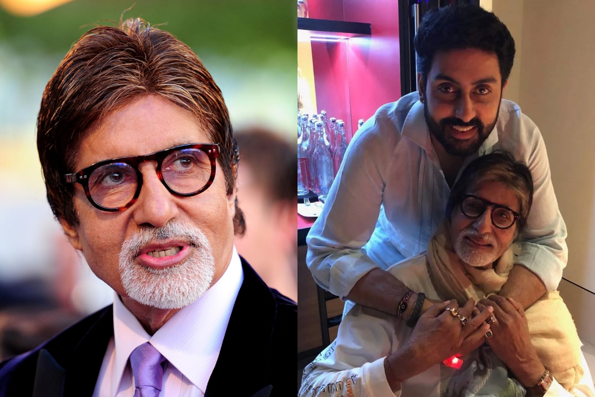 Amitabh Bachchan fires back at Netizen who criticized Abhishek for not speaking Hindi