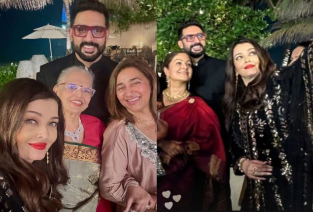 Abhishek Bachchan and Aishwarya Rai Bachchan put divorce rumors to rest with heartwarming photos together