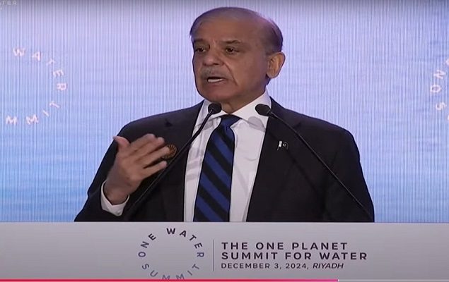 Shehbaz stresses need for political will, global leadership to tackle water crisis
