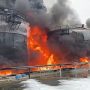 Drone attack sets Russian oil depot on fire, reports claim