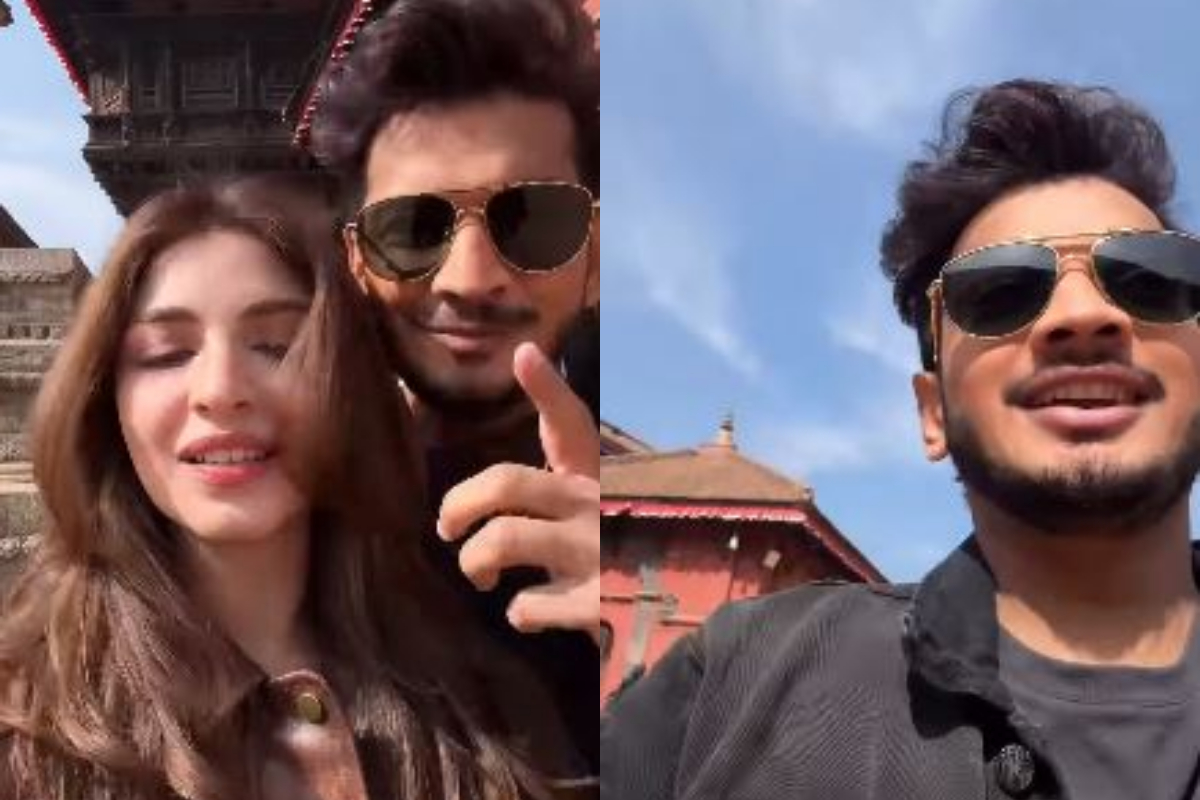 Watch: Munawar Faruqui playfully teases Kinza Hashmi in viral clip