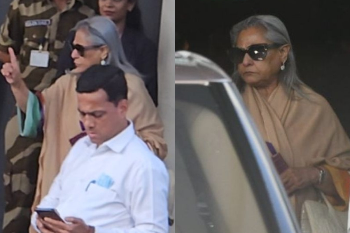 WATCH: Jaya Bachchan’s angry reaction as she returns to Mumbai with Amitabh Bachchan