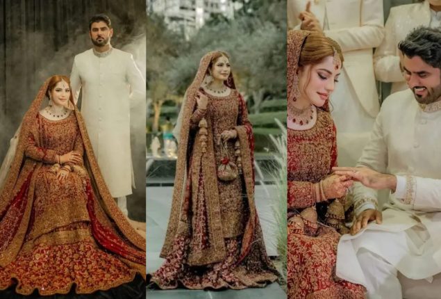 See Photos: Neelam Muneer elegant bridal look