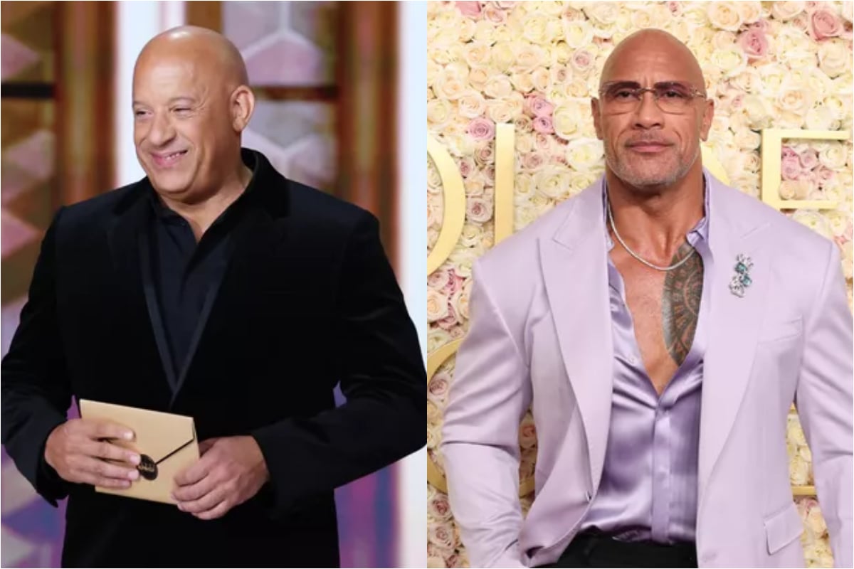 Golden Globes 2025: Vin Diesel and Dwayne Johnson’s awkward encounter after their feud