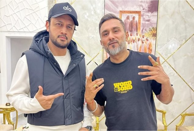 Yo Yo Honey Singh gives Atif Aslam honors with ‘Borderless Brother,’ in new picture
