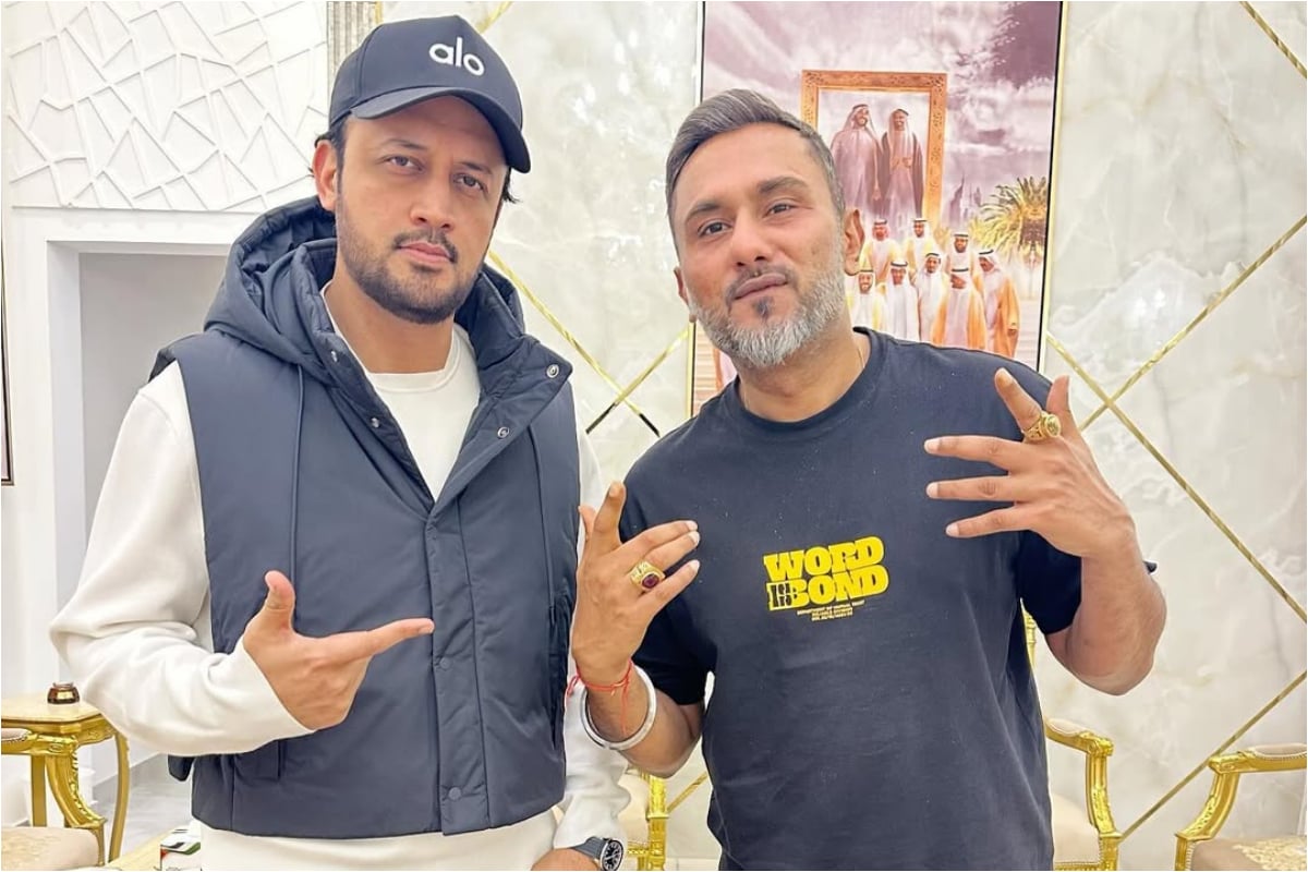 Yo Yo Honey Singh gives Atif Aslam honors with 'Borderless Brother,' in new picture