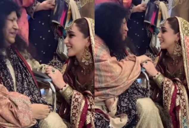 Maya Ali shares heartfelt moments with Abida Parveen from fashion show in Qatar