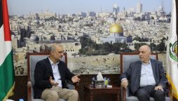 Hafiz Naeem meets Hamas leader Hasan Darwish in Qatar