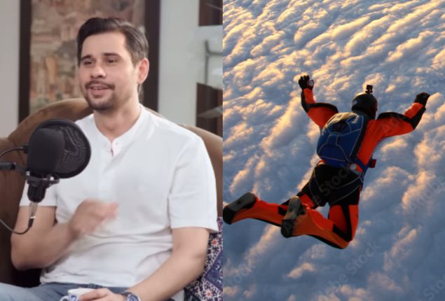 Tabish Hashmi talks about his shocking Skydiving experience