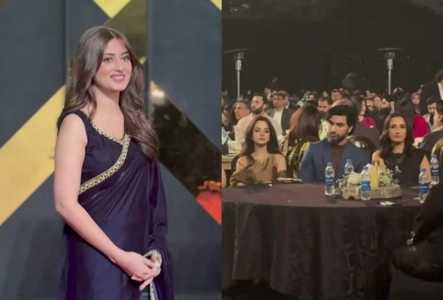 Sajal Aly and Ahad Raza Mir reunite on stage: Fans react to their reunion
