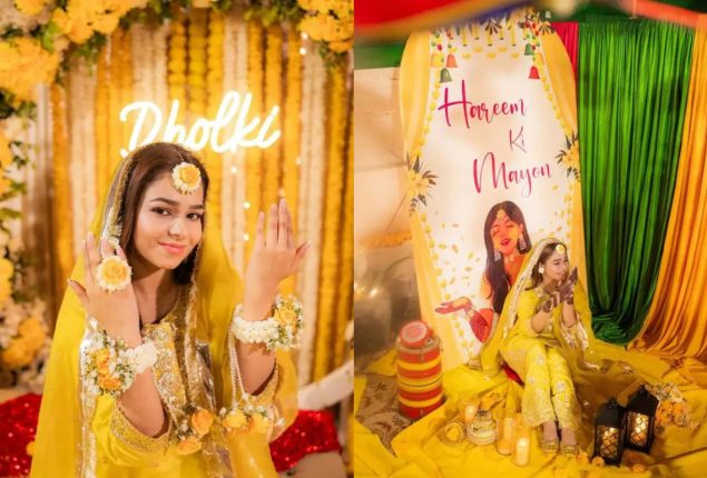 Hareem Sohail radiates beauty in her Mayoun Ceremony pictures
