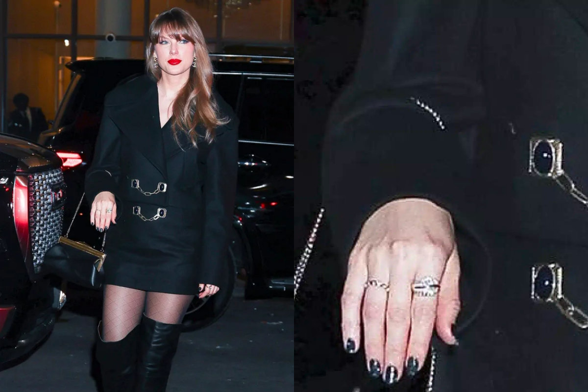 Is Taylor Swift engaged to Travis Kelce? What’s the story behind her diamond infinity ring?