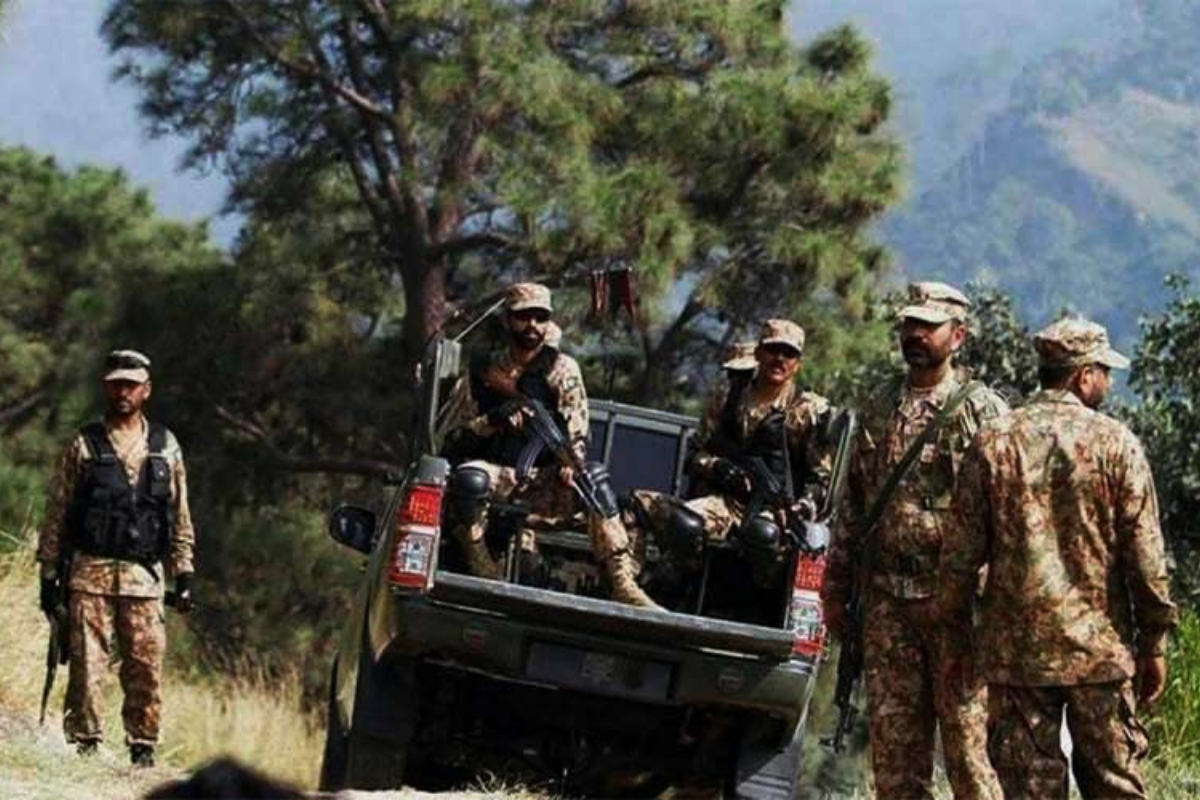 Two soldiers martyred, nine terrorists killed in two separate KP IBOs