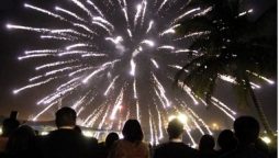 fireworks at Governor House