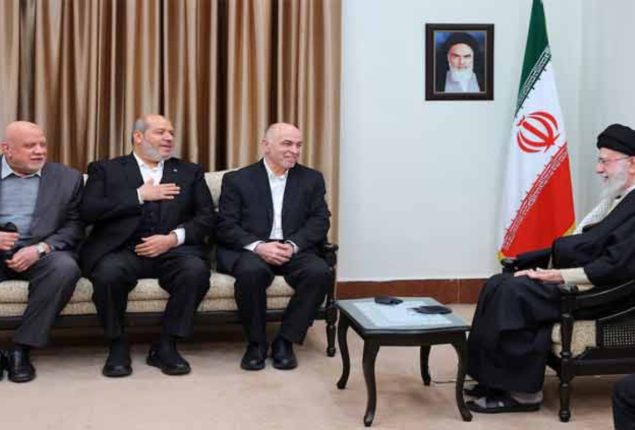Iran's Khamenei meets top Hamas leaders in Tehran
