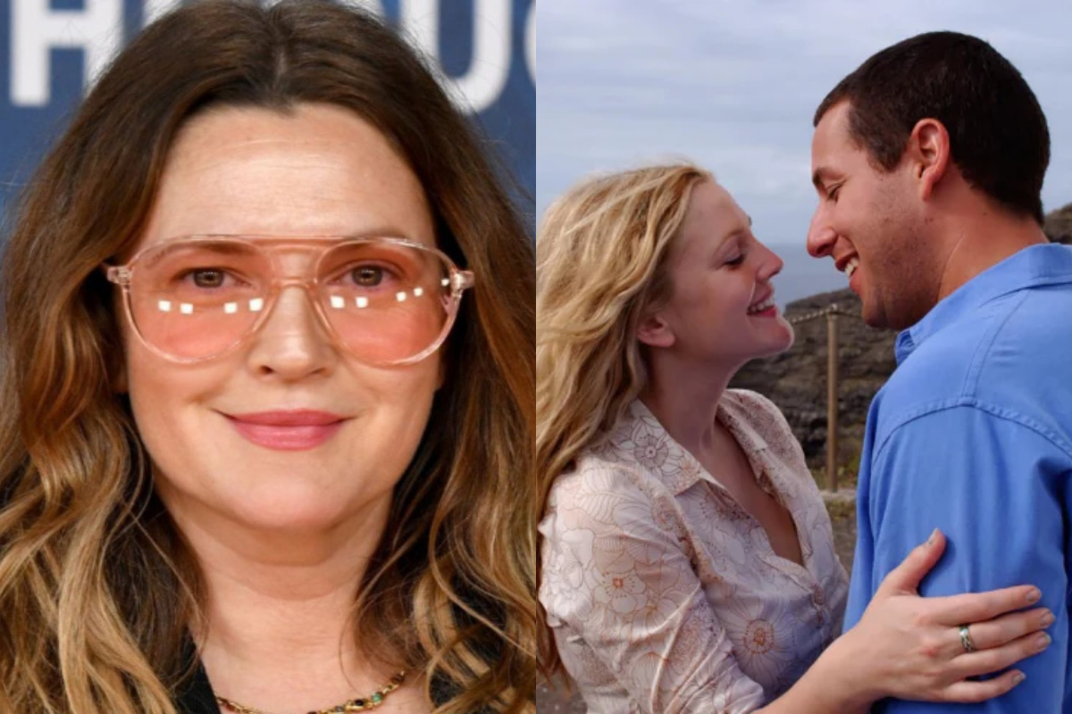 Drew Barrymore shares why she loves working with Adam Sandler in films, recalls kiss scene