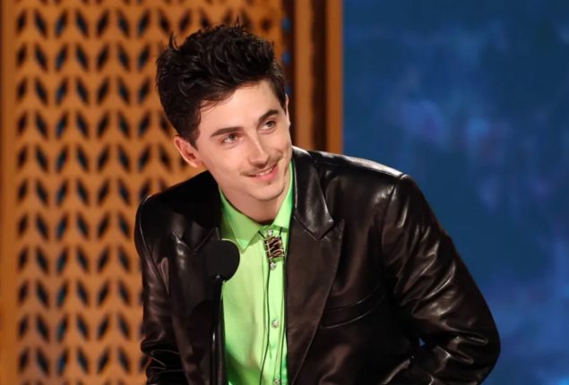 Timothée Chalamet wins first-ever SAG Award for Best Actor