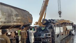 Three Oil tankers collided in Quetta, killing five people