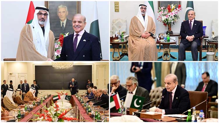 PM Shehbaz and Abu Dhabi crown prince vow to strengthen bilateral ties