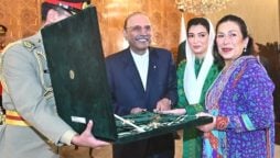 President Asif Zardari confers civil awards upon 69 recipients