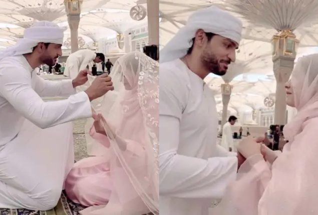 Omer Shahzad’s delightful wedding video from Madinah wins hearts: Watch