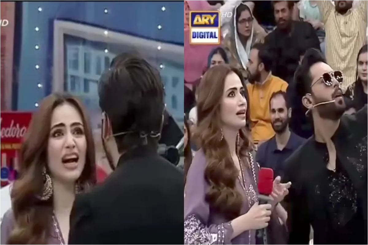 Fahad Mustafa’s witty remark about Sana Javed sparks laughter on “Jeeto Pakistan League”