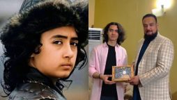 Dirilis Ertugrul’s young Osman Bey Emre Uctepe visits Pakistan, shares love for fans
