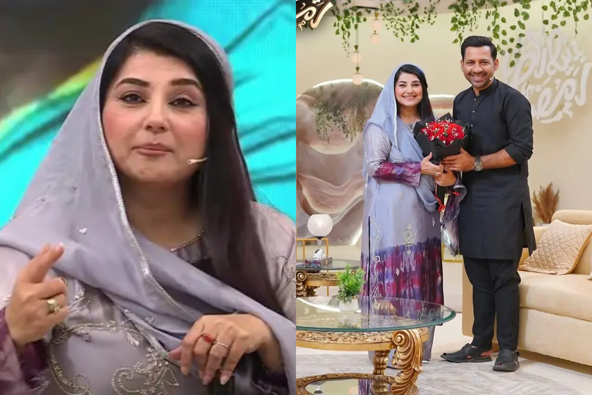 Javeria Saud’s strong reply to caller mocking Sarfaraz Ahmed’s English