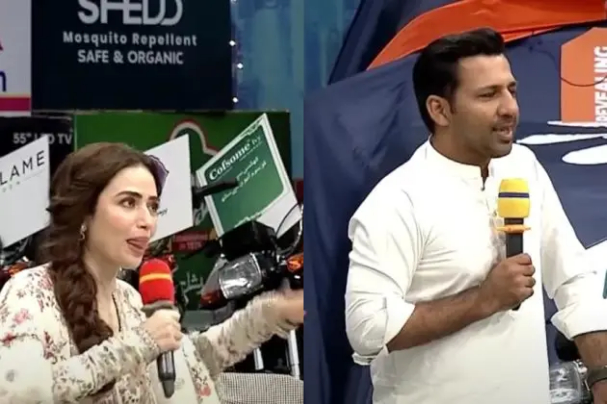 Sana Javed’s rude behavior toward Sarfaraz Ahmed on “Jeeto Pakistan” upsets fans