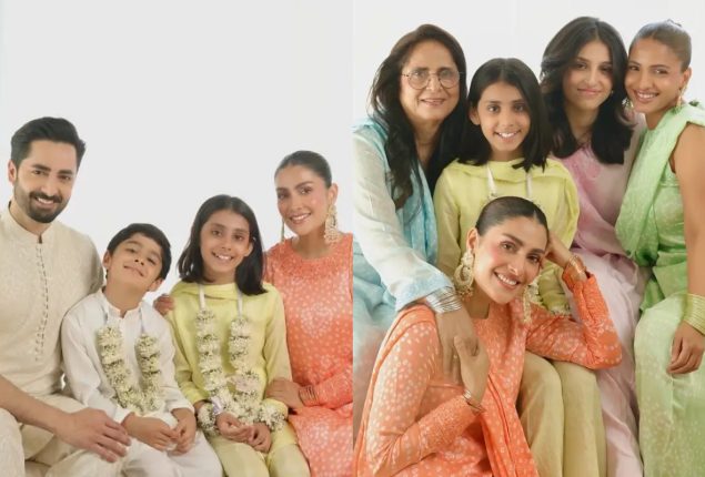 Ayeza Khan celebrates her daughter’s first roza with family