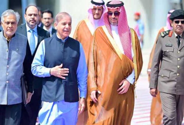 Shehbaz Sharif returns to Islamabad after completing Saudi Arabia visit