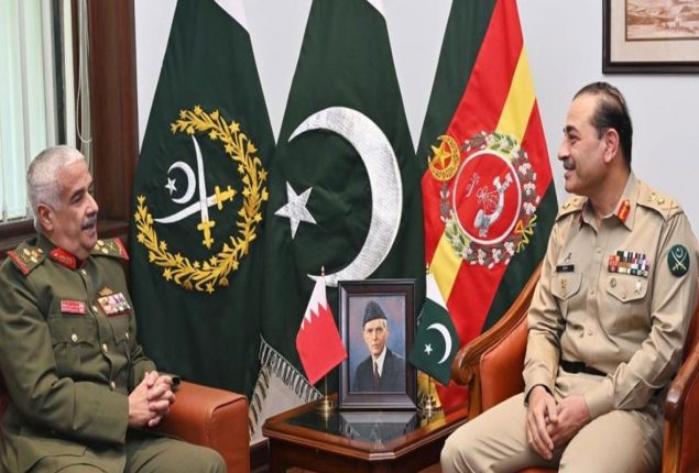 Commander of Bahrain National Guard Calls on COAS
