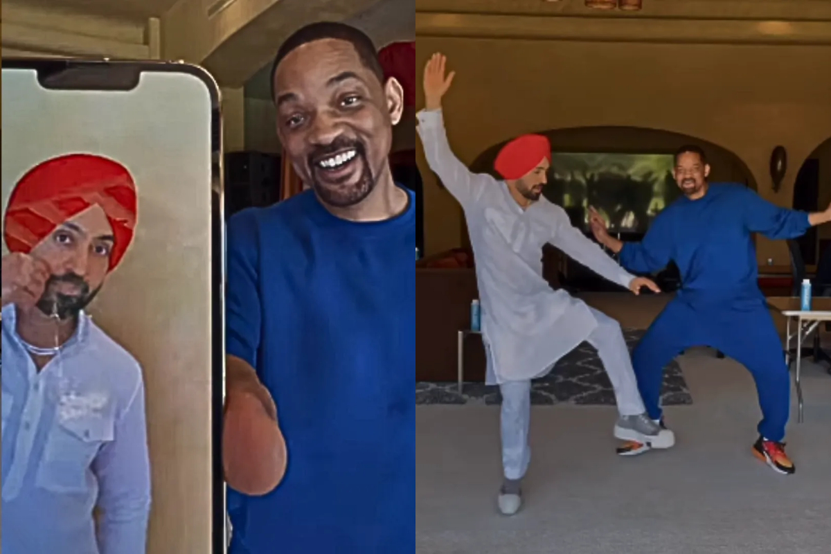 Watch: Diljit Dosanjh and Will Smith's epic Bhangra moves on 'Case' set the internet on fire