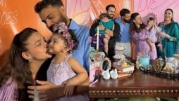 Zara Noor Abbas marks daughter’s first birthday with love and joy