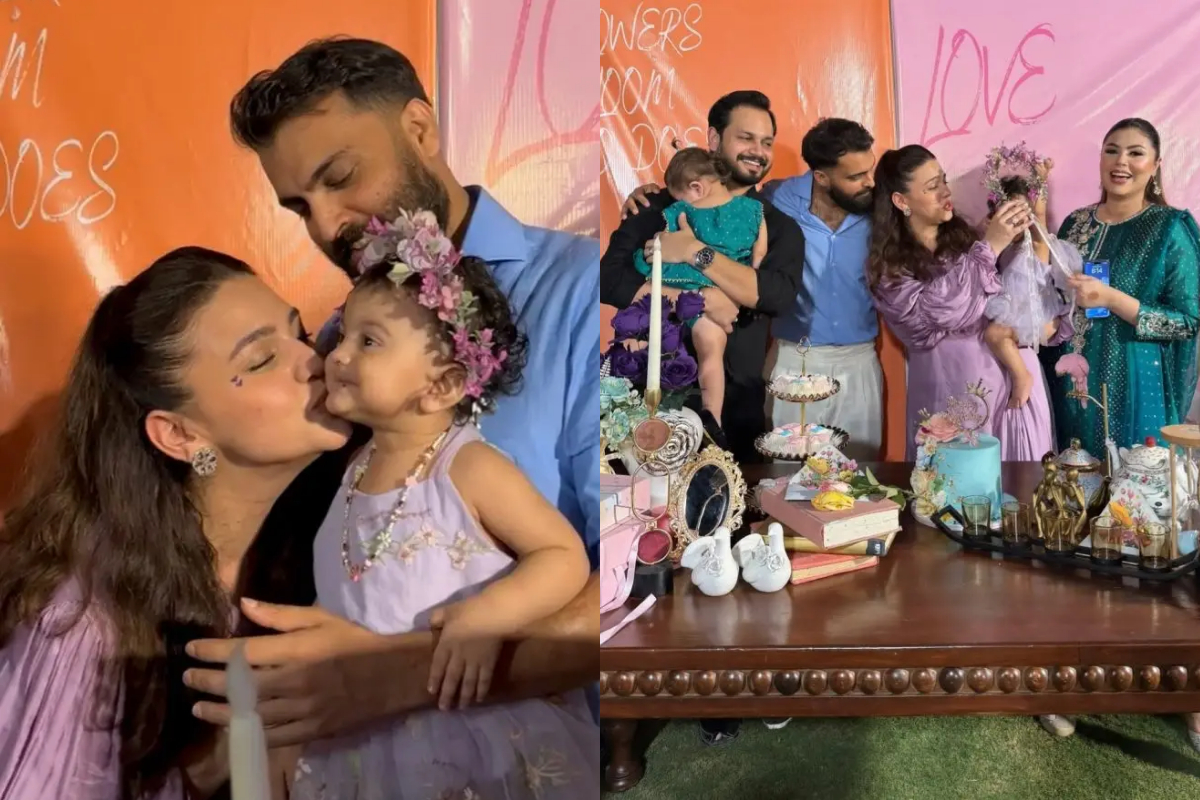 Zara Noor Abbas marks daughter’s first birthday with love and joy