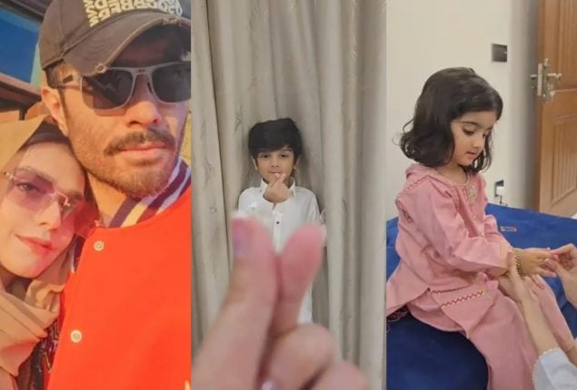 Feroze Khan’s wife bonds with his kids in heartwarming video