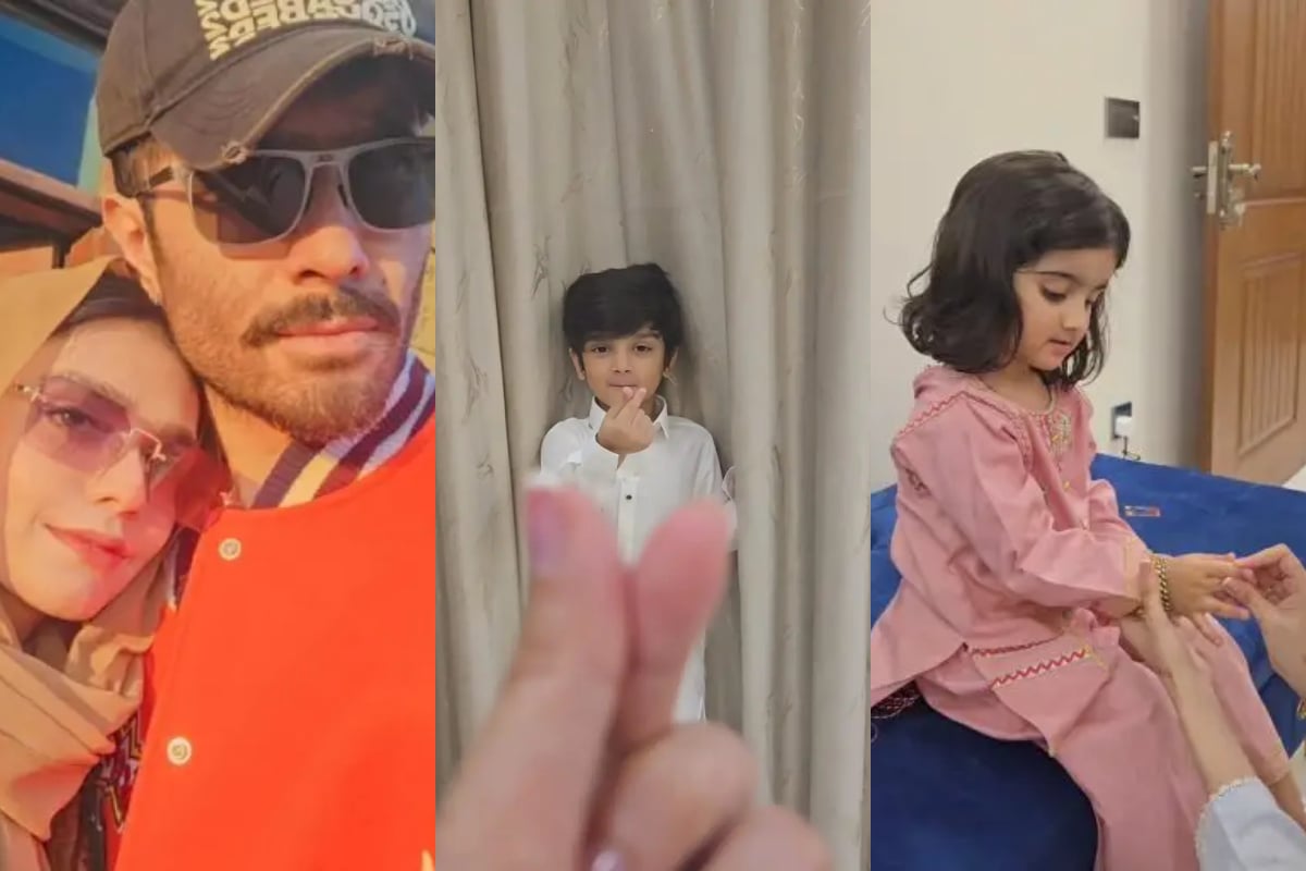 Feroze Khan’s wife bonds with his kids in heartwarming video