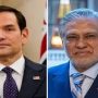 Dar discusses key issues with US diplomat Rubio, including tariffs