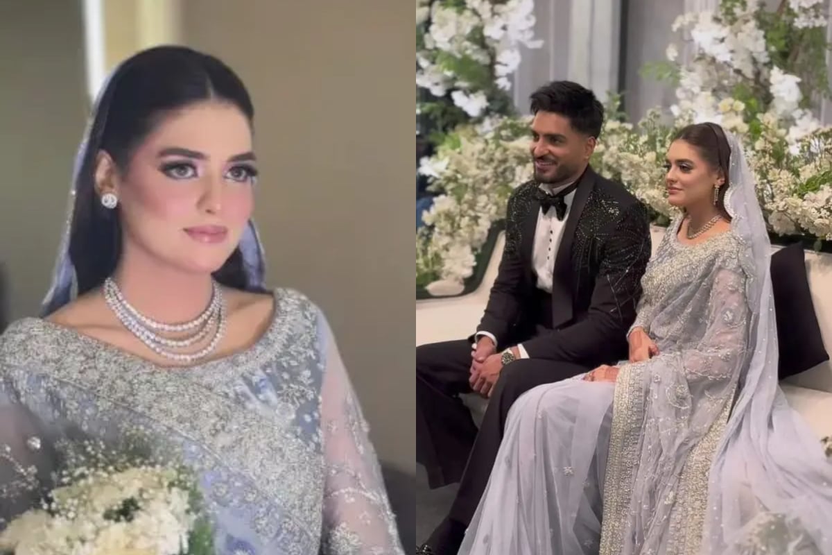See Photos: Omer Shahzad & Shanzay Lodhi’s elegant reception moments