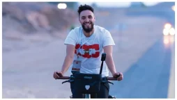 Belgian youth arrives in Saudi Arabia for Hajj after epic journey by bicycle