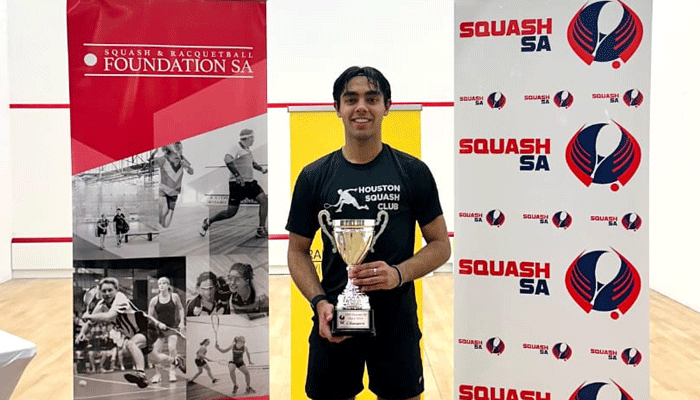 Pakistan’s Ashab Irfan wins South Australian open Squash Championship Pakistan’s Ashab Irfan wins South Australian open Squash Championship