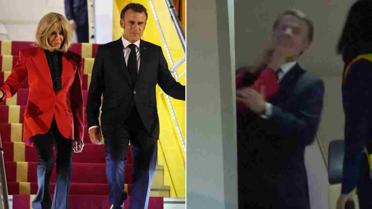 Viral video of French President Sparks humorous Reaction