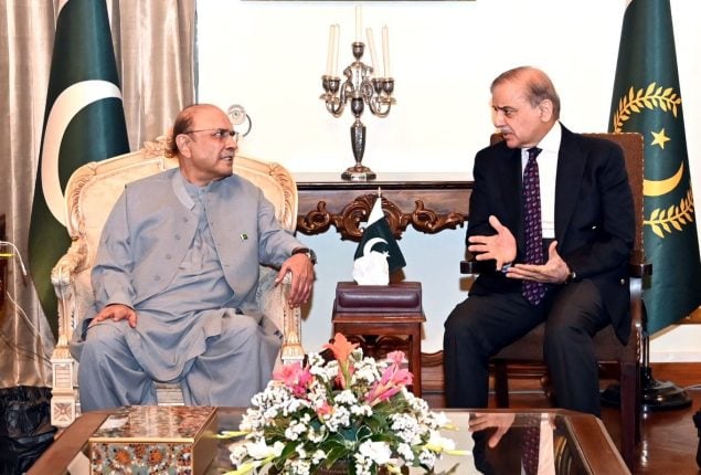 PM Shehbaz briefs President Zardari about Indian aggression