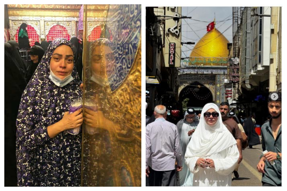 Actress Sadia Imam visits holy sites in Iraq