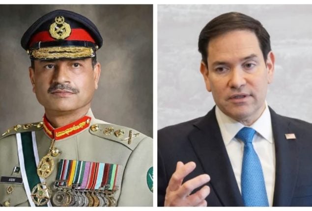 US top diplomat Rubio speaks with COAS Gen Asim Munir