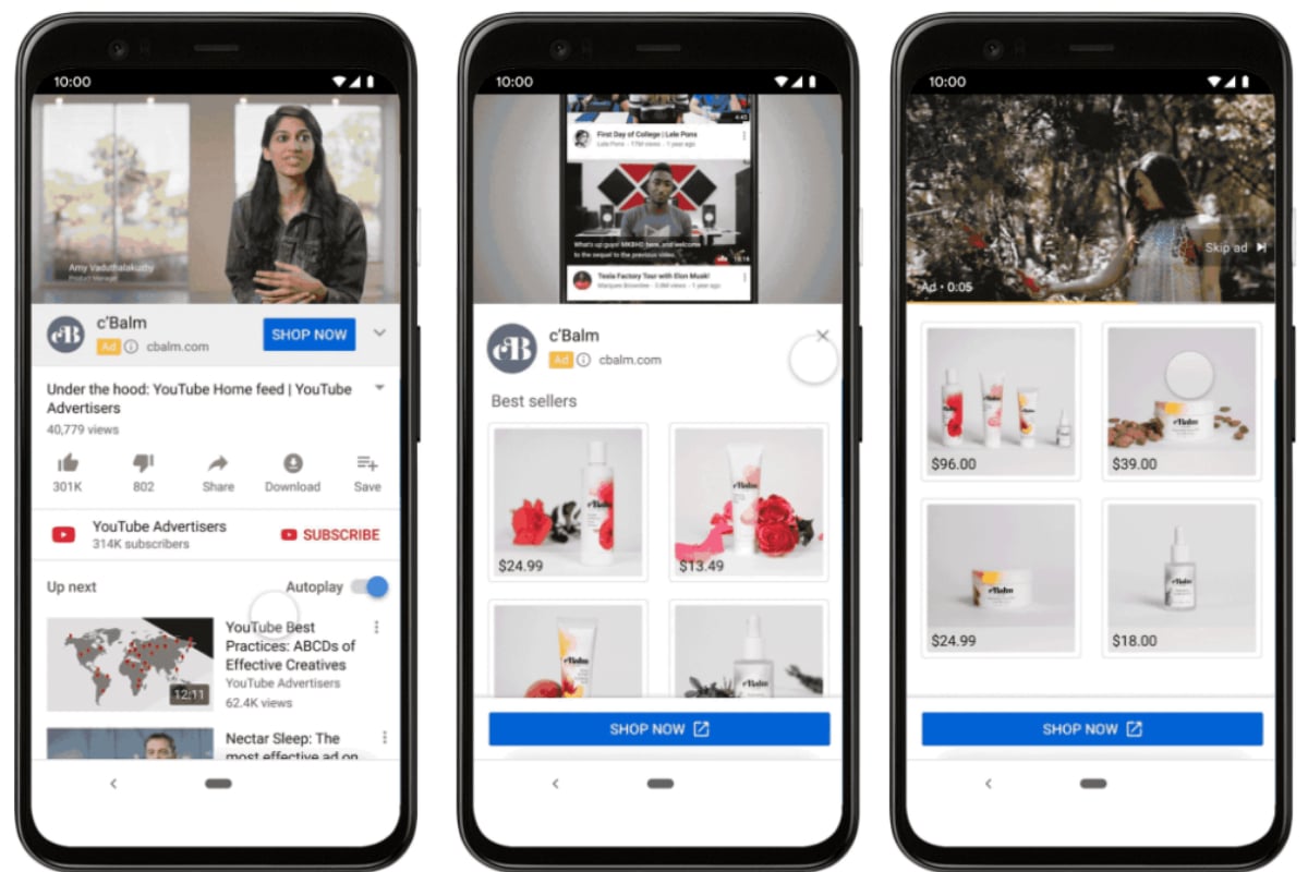 YouTube brings E-Commerce to TV with new shoppable Ads
