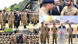 President Visits Gujranwala Cantt, Pays Tribute to Pakistan Armed Forces