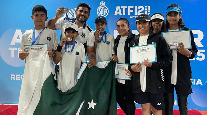 Pakistan and Sri Lanka crowned joint U12 tennis champs