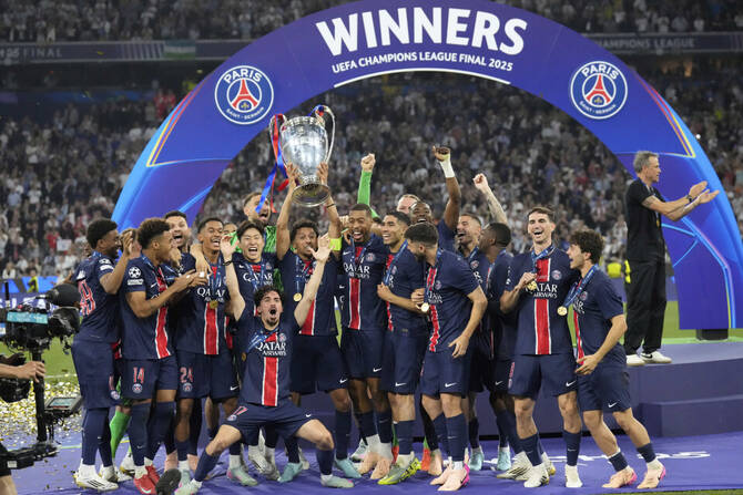 PSG wins champions league, celebrations turn violent in Paris
